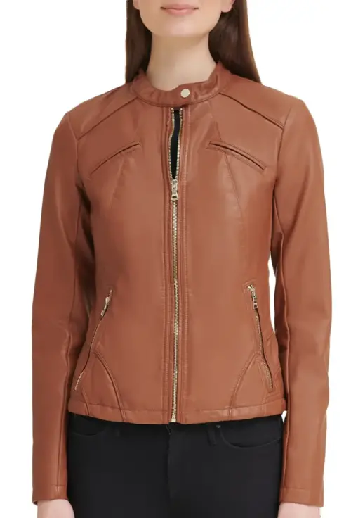womens-cognac-faux-leather-scuba-jacket
