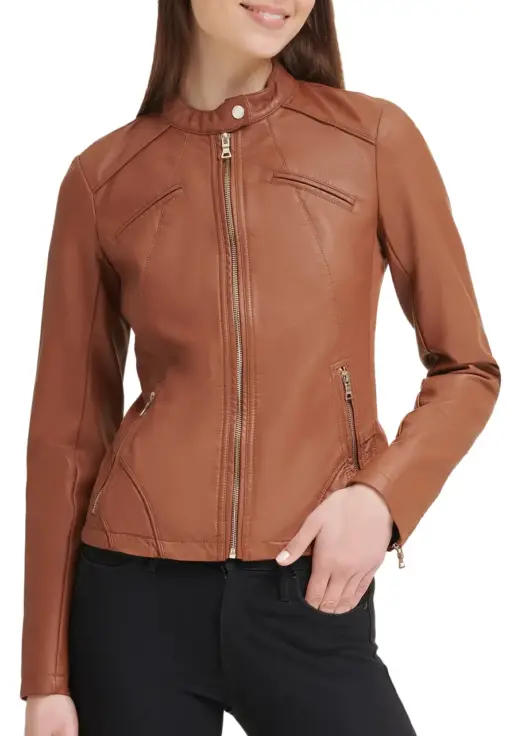 womens-cognac-faux-leather-scuba-jacket