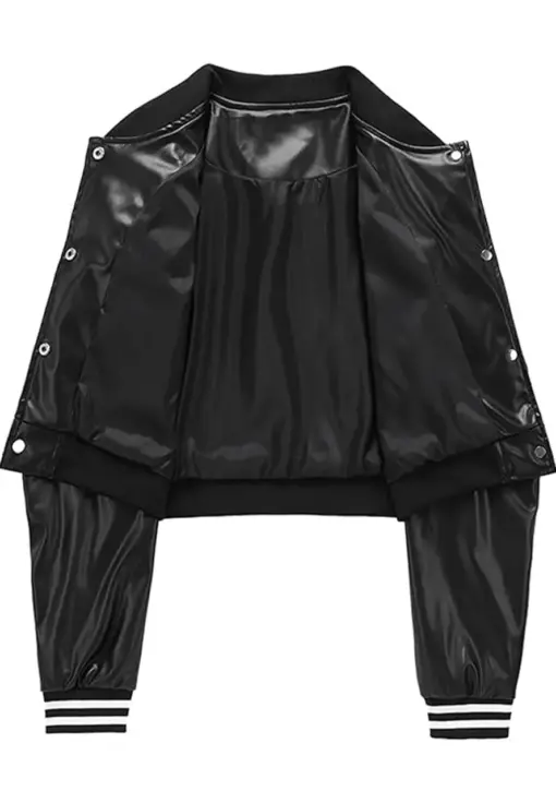 womens-varsity-bomber-black-faux-leather-short-jacket
