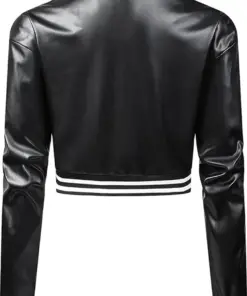 womens-varsity-bomber-black-faux-leather-short-jacket