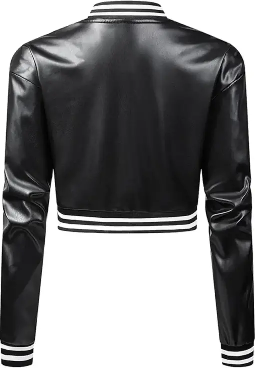 womens-varsity-bomber-black-faux-leather-short-jacket