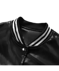 womens-varsity-bomber-black-faux-leather-short-jacket
